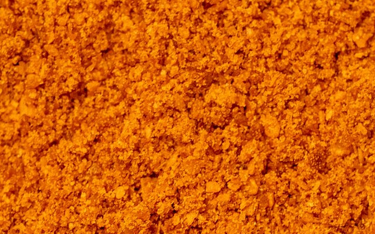 Macro texture angle of pure ground red chilli