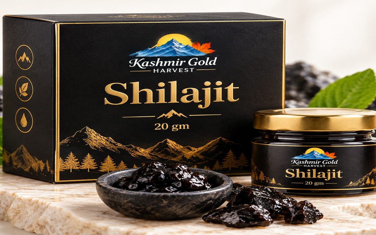 3D box perspective angle of Shelajeet product pack