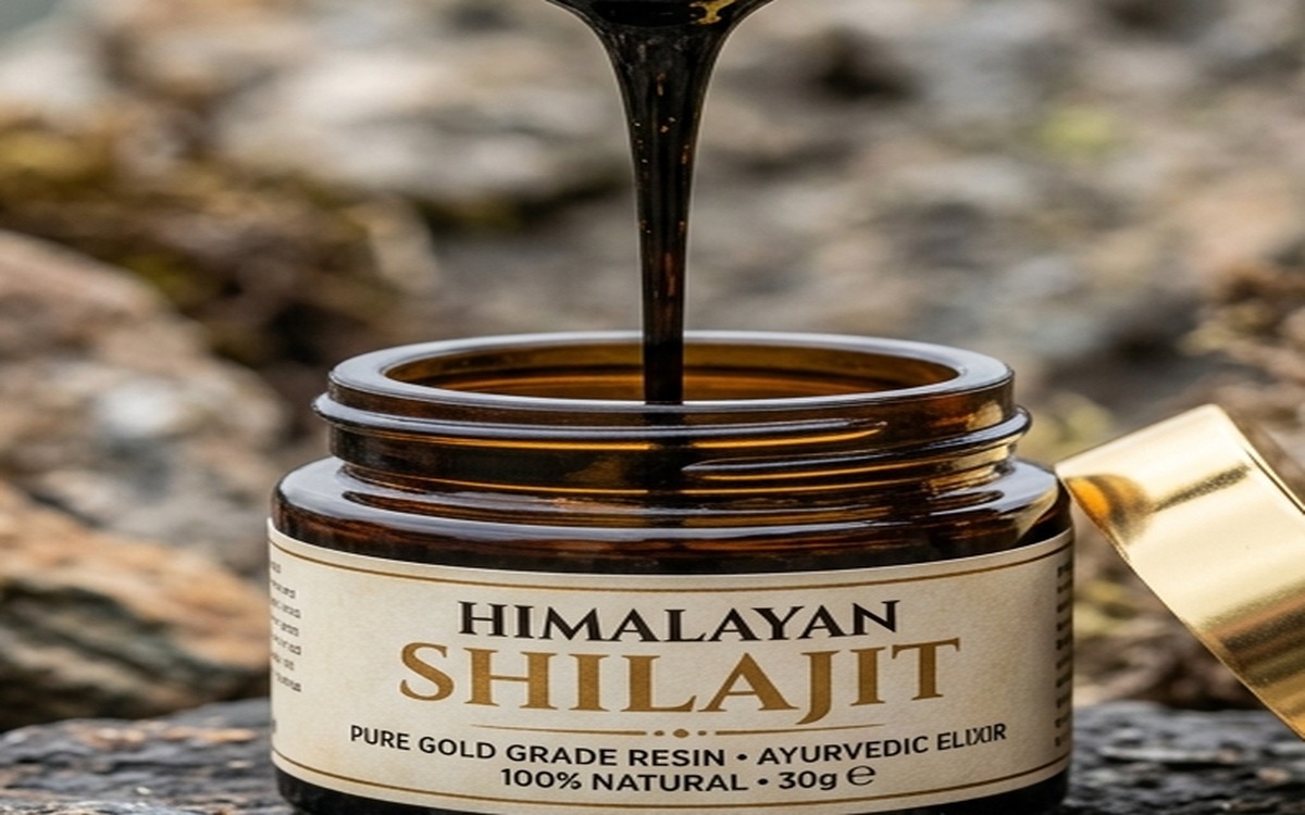 Macro surface gloss angle of pure Shilajit