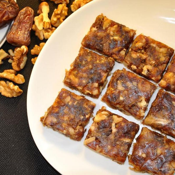 Walnut-Date Barfi